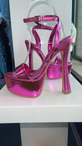 Tuba Heel- Fuchsia